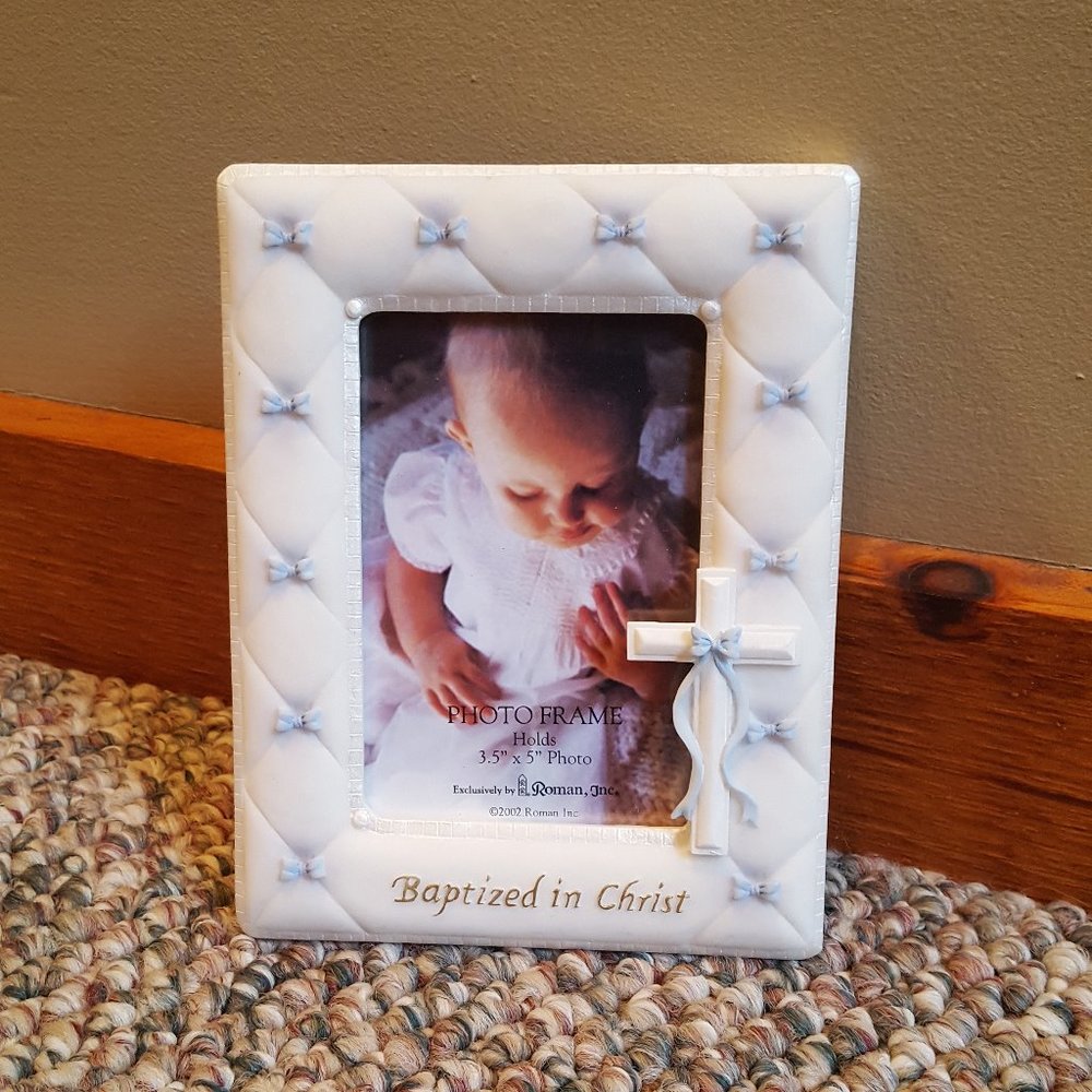 *3 for 20* Ceramic Baptism Photo Frame
